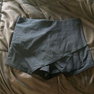 Black skirt/shorts. The front looks like a skirt and the back looks like shorts!